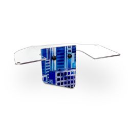 Avengers Infinity Quest Clear Left Ramp Cover & Cityscape Playfield Plastic Assembly